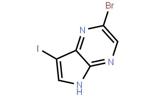 2-溴-7-碘-5H-吡咯并[2,3-B]吡嗪
