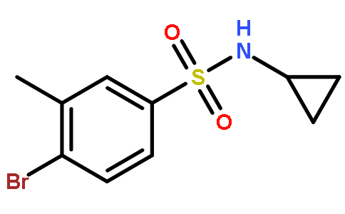 4-Bromo-N-cyclopropyl-3-methylbenzenesulfonamide