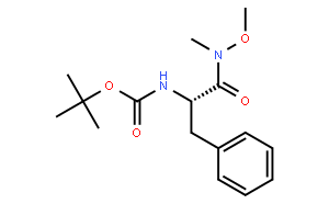 (S)-(1-(甲氧基(甲基)氨基)-1-氧代-3-苯基丙-2-基)氨基甲酸叔丁酯