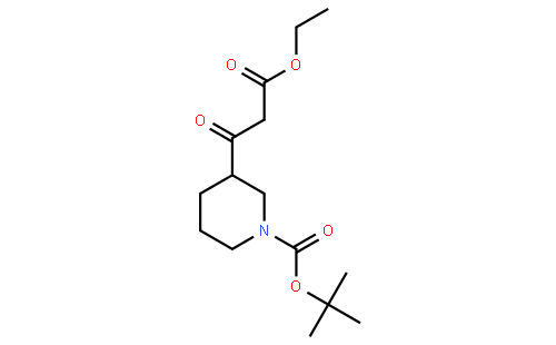 3-(3-乙氧基-3-氧代丙酰)哌啶-1-甲酸叔丁酯