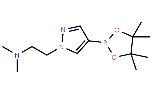 N,N-Dimethyl-2-(4-(4,4,5,5-tetramethyl-1,3,2-dioxaborolan-2-yl)-1H-pyrazol-1-yl)ethanamine