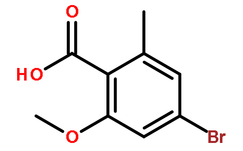 4-Bromo-2-methoxy-6-methylbenzoic acid