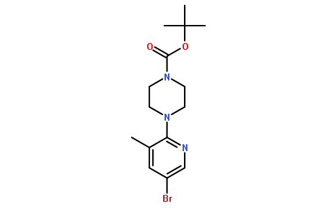 5-Bromo-2-(4-BOC-piperazin-1-yl)-3-methylpyridine