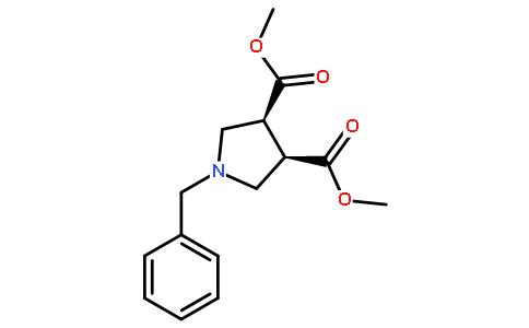 cis-Dimethyl 1-benzylpyrrolidine-3,4-dicarboxylate