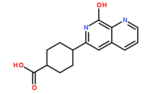 4-(8-Hydroxy-1,7-naphthyridin-6-yl)cyclohexanecarboxylic acid