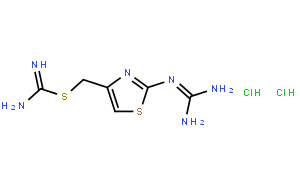 (s)-((2-guanidino-4-thiazolyl)methylisothiourea dihydrochloride