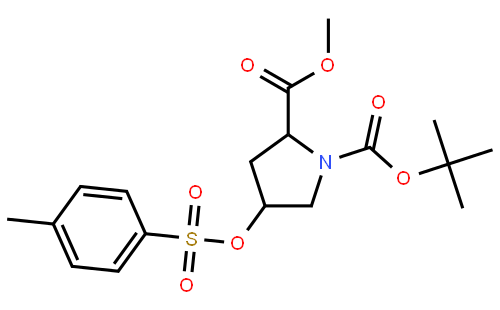 N-Boc-反式-4-对甲苯磺酰氧基-L-脯氨酸甲酯