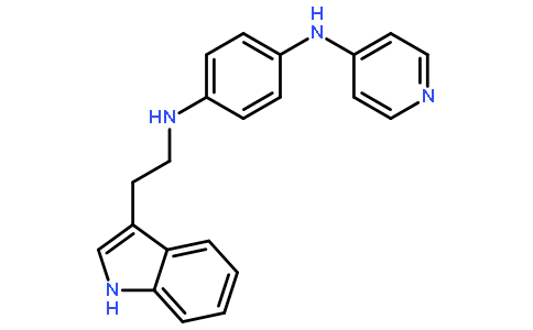N-[2-(1H-吲哚-3-基)乙基]-N-(4-吡啶基)-1,4-苯二胺