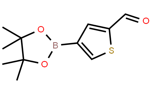 4-(4,4,5,5-Tetramethyl-1,3,2-dioxaborolan-2-yl)thiophene-2-carbaldehyde