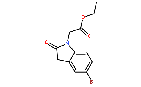 Ethyl 2-(5-bromo-2-oxoindolin-1-yl)acetate