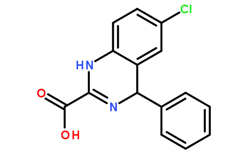 6-Chloro-4-phenyl-1,4-dihydroquinazoline-2-carboxylic acid