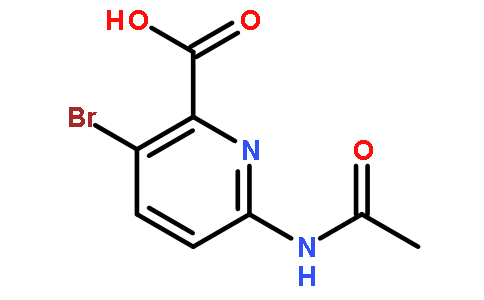 6-Acetamido-3-bromopicolinic acid