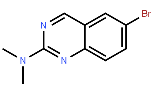 6-溴-N,N-二甲基-2-氨基喹唑啉