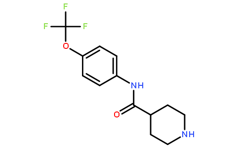N-(4-三氟甲氧基苯基)哌啶-4-甲酰胺