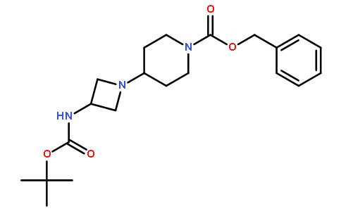 Benzyl 4-(3-((tert-butoxycarbonyl)amino)azetidin-1-yl)piperidine-1-carboxylate