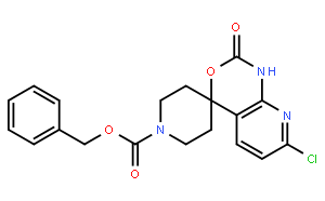7-氯-2-氧代-1,2-二氢螺[哌啶-4,4-吡啶并[2,3-d][1,3]噁嗪]-1-羧酸苄酯
