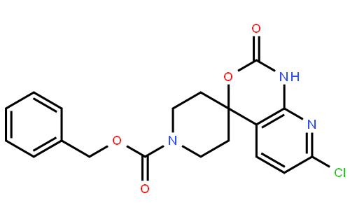Benzyl 7'-chloro-2'-oxo-1',2'-dihydrospiro[piperidine-4,4'-pyrido[2,3-d][1,3]oxazine]-1-carboxylate