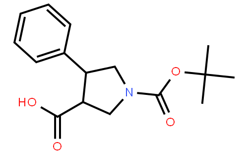(3S,4R)-1-叔丁氧羰基-4-苯基吡咯烷-3-羧酸