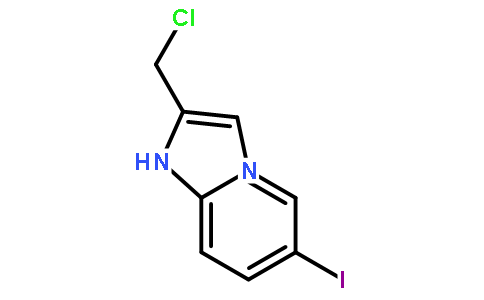 2-(chloromethyl)-6-iodoH-imidazo[1,2-a]pyridine