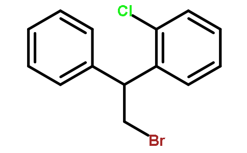 1-(2-bromo-1-phenyl-ethyl)-2-chloro-benzene