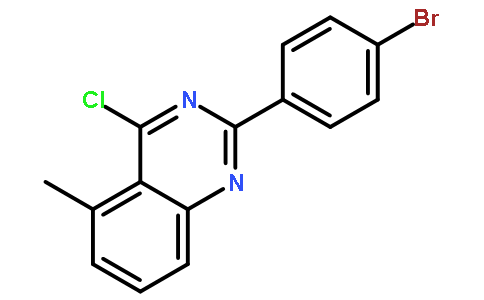 Quinazoline,2-(4-bromophenyl)-4-chloro-5-methyl-