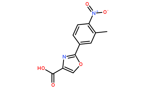 2-(3-Methyl-4-nitrophenyl)oxazole-4-carboxylic acid