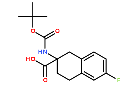 2-((tert-Butoxycarbonyl)amino)-6-fluoro-1,2,3,4-tetrahydronaphthalene-2-carboxylic acid