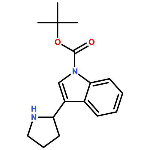 tert-Butyl 3-(pyrrolidin-2-yl)-1H-indole-1-carboxylate