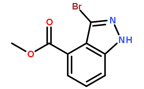 1H-INDAZOLE-4-CARBOXYLIC ACID,3-BROMO-,METHYL ESTER