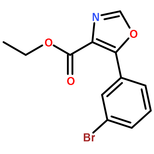 Ethyl 5-(3-bromophenyl)oxazole-4-carboxylate