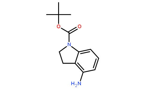 1H-INDOLE-1-CARBOXYLIC ACID,4-AMINO-2,3-DIHYDRO-,1,1-DIMETHYLETHYL ESTER