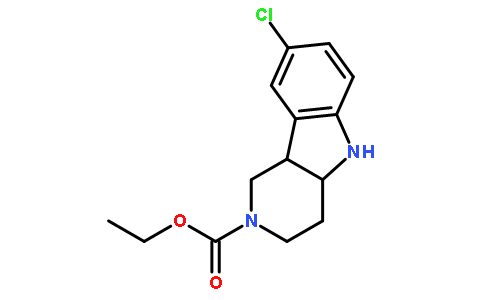 Ethyl 8-chloro-3,4,4a,5-tetrahydro-1H-pyrido[4,3-b]indole-2(9bH)-carboxylate