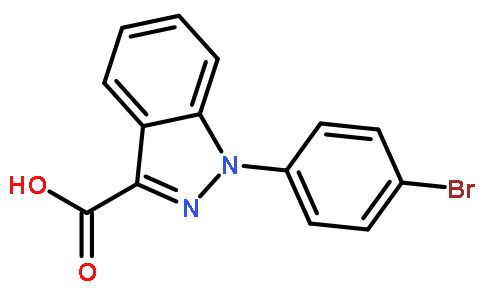 1-(4-Bromophenyl)-1H-indazole-3-carboxylic acid