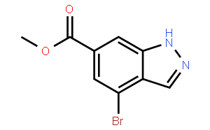 METHYL 4-​BROMO-​6-​(1H)​-​INDAZOLE CARBOXYLATE