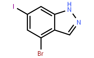 4-broMo-6-iodo-1H indazole