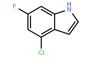 4-氯-6-氟-1H-吲哚