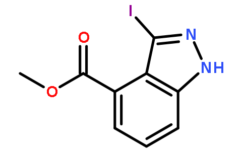 1H-INDAZOLE-4-CARBOXYLIC ACID,3-IODO-,METHYL ESTER