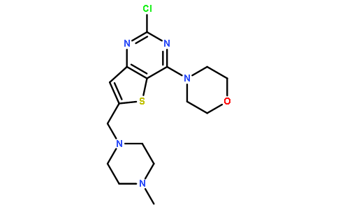 4-(2-Chloro-6-((4-methylpiperazin-1-yl)methyl)thieno[3,2-d]pyrimidin-4-yl)morpholine