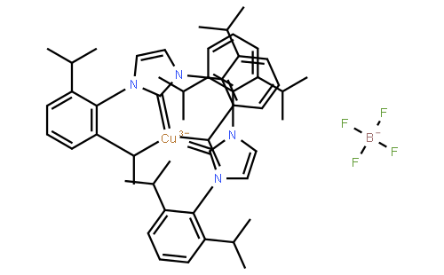 Bis(1,3-bis(2,6-diisopropylphenyl)imidazol-2-ylidene)copper(I) tetrafluoroborate