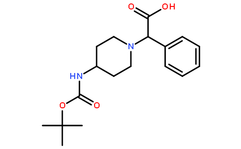 (4-N-Boc-Amino-piperidin-1-yl)-phenyl-acetic acid