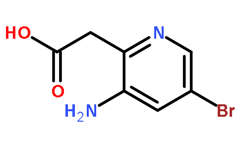 2-(3-Amino-5-bromopyridin-2-yl)acetic acid