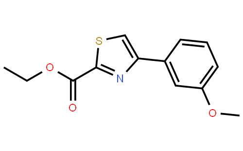 4-(3-METHOXY-PHENYL)-THIAZOLE-2-CARBOXYLIC ACID ETHYL ESTER