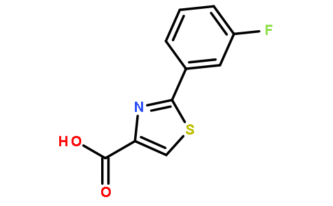 2-(3-FLUORO-PHENYL)-THIAZOLE-4-CARBOXYLIC ACID