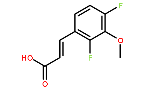 (2E)-3-(2,4-Difluoro-3-methoxyphenyl)acrylic acid