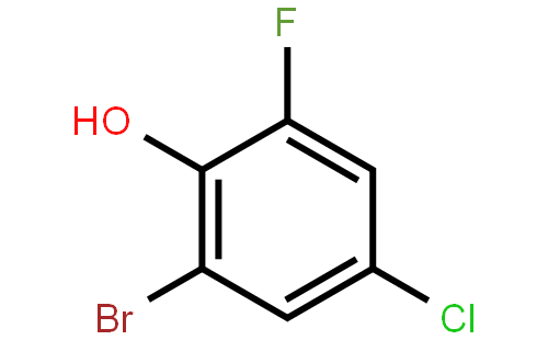 2-溴-4-氯-6-氟苯酚