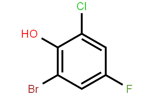 2-溴-6-氯-4-氟苯酚