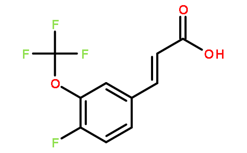 (2E)-3-[4-Fluoro-3-(trifluoromethoxy)phenyl]acrylic acid