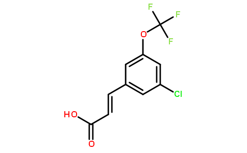 (E)-3-(3-chloro-5-(trifluoromethoxy)phenyl)acrylic acid