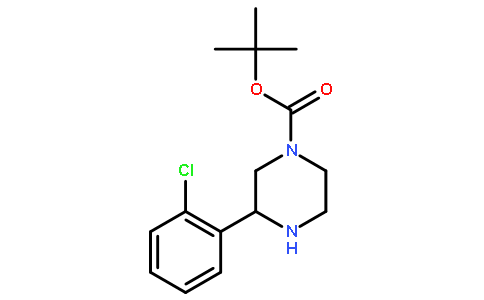 tert-Butyl 3-(2-chlorophenyl)piperazine-1-carboxylate