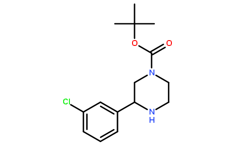 tert-Butyl 3-(3-chlorophenyl)piperazine-1-carboxylate